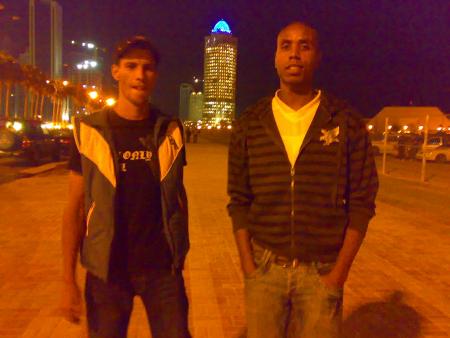 Abdorrahim a gauche et Omar a droite 