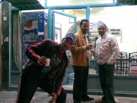 Moi, Rashid et Mehdi se Plongeant devant la cam